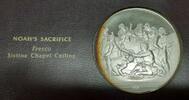 Exonumia Medal Franklin Mint Genius of Michelangelo PF .925 Silver -Noah's Sacrifice -