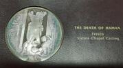 Exonumia Medal Franklin Mint Genius of Michelangelo PF .925 Silver -Death of Haman -
