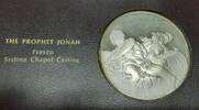 Exonumia Medal Franklin Mint Genius of Michelangelo PF .925 Silver -The Prophet Jonah -