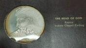 Exonumia Medal Franklin Mint Genius of Michelangelo PF .925 Silver -The Head of God -