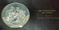 Exonumia Medal Franklin Mint Genius of Michelangelo PF .925 Silver - Forefathers of Christ -
