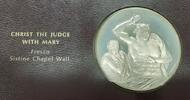 Exonumia Medal Franklin Mint Genius of Michelangelo PF .925 Silver -Christ w/Mary -