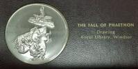 Exonumia Medal Franklin Mint Genius of Michelangelo PF .925 Silver - The Fall of Phaethon -