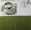 Exonumia Medal Fort Clatsop OR Great Historic Sites Proof Silver First Day Cover -