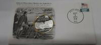 Exonumia Medal Fort McHenry MD Great Historic Sites Proof Silver First Day Cover -