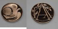 Exonumia Bronze Franklin Mint Proof Proof Peace (PAX) Medal -