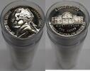 USA Jefferson Nickel Proof - Roll of 40 Gem Proof Coins in Tube -