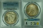 USA Dollar Peace Silver S$1 PCGS MS-62 Better Coin w/Toning (28B) -