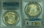 USA Dollar Peace Silver S$1 PCGS MS-62 w/Light Toning (28C) -