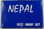 Weltmünzen Nepal Proof Set 7 Beautiful Gem Coins in Hard Plastic Case *Severe Scuffs -