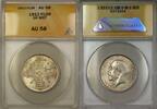 Weltmünzen Silver Florin Great Britain Coin ANACS AU-58 -