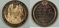 Exonumia Bronze History of the U.S. Northern Boundary 49th Parallel Proof Medal -