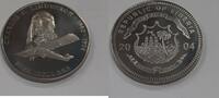 Weltmünzen 5 Dollar Republic of Liberia Charles Lindbergh BU Coin as Issued -