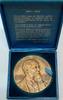 Exonumia Bronze Chas. Sessler 50th Ann Medal of Chas. Dickens 76MM in Case (12) -