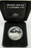 Weltmünzen Australia $5 Int'l Year of Space Proof .925 Silver Commem Coin w/Box & COA -