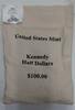USA Half Dollar 2001-P&D Kennedy $100 Mint Sealed Bag - 200 BU Coins -