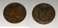 Exonumia Bronze Vintage HR 2 7/8 Dia. Medal Aphrodite by MACo Medalists Soc. 6th Issue -