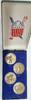 Exonumia Medal Bicentennial Set - 4 Different Pieces in Case -