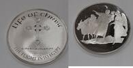 Exonumia Medal Franklin Mint Life of Christ .925 Silver by Benvenuti-Flight Into Egypt -