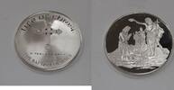 Exonumia Medal Franklin Mint Life of Christ .925 Silver by Benvenuti-Baptism Of Jesus -