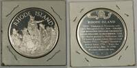 Exonumia Medal Rhode Island Gem Proof Coin Silver 1636 W/State Info on the Reverse -