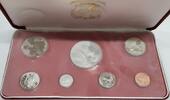 Weltmünzen $5 Coin Republic of Liberia 7 Coin Proof Set with Sterling -