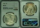 USA Dollar Peace Silver S$1 NGC MS-63 (46A) -