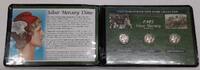 USA Dime Last Year Issue Mercury Set - 3 Coins in Plastic Folder-Avg Circ -