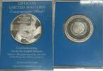 Exonumia Sterling United Nations Commemorating Art Silver Medal Russia Edition -