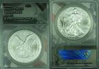 Bullion 2021 American Silver Eagle $1 Type II 1 Oz Troy .999 Fine Silver ANACS MS-70 FS -