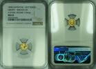 USA Token Cal. Gilt Liberty - Wreath #5, 6 Stars, Round 9.8MM NGC MS-63 -