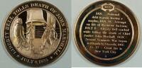 Exonumia Bronze History of the U.S. Liberty Bell Tolls Death of Marshall PR Medal -