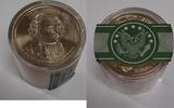 USA 2007-P John Adams Presidential Dollars BU 12 Coin Roll Danbury by Mint -