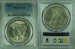 USA Dollar Peace Silver PCGS MS-63 With Toning (25B) -