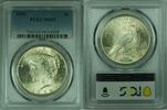 USA Dollar Peace Silver S$1 PCGS MS-62 (47B) -