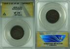 USA Half Cent Classic Head ANACS VF-25 Details Scratched -