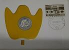 Weltmünzen 1 Gulden Netherlands Coin W/Stamp in FDC - BU -