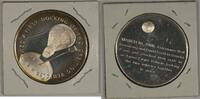 Exonumia Medal Gemini VIII Silver First Docking of Two Orbiting Vehicles In 2x2 Flip -