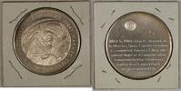 Exonumia Medal Freedom VII Silver America's First Manned Space Flight In 2x2 Flip -