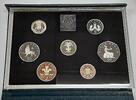 Weltmünzen United Kingdom Proof Set - 7 GEM UK Coins With Case & COA -