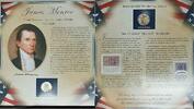 USA $1 Coin PCS James Monroe BU Presidential & Stamp Set in Holder -