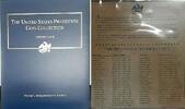 USA PCS US Presidential Coin Collection BU $1 w/2 Stamps Complete--See Photos -