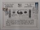 Briefmarken MSNA Souvenir Card Colony of Liberia Africa 25c Show Cancelled -