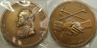 Exonumia Bronze Zachary Taylor Presidential High Relief Peace Medal US Mint -