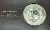 Exonumia Medal Franklin Mint Genius of Michelangelo PF .925 Silver -The Temptation -