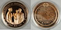 Exonumia Bronze Proof Medal Impeachment of President Johnson Feb May 1868 -