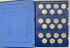 USA Quarter 1932-1964 Washington Silver Complete Set-Whitman Deluxe Coin Album (O) -