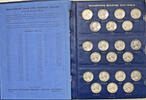 USA Quarter 1932-1964 Washington Silver Complete Set-Whitman Deluxe Coin Album (N) -