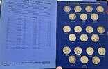 USA Quarter 1932-1964 Washington Silver Complete Set-Whitman Deluxe Coin Album (H) -