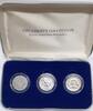 USA Set of 3 US 90% Silver Half Dollars/Barber, Walker & Franklin in Case -